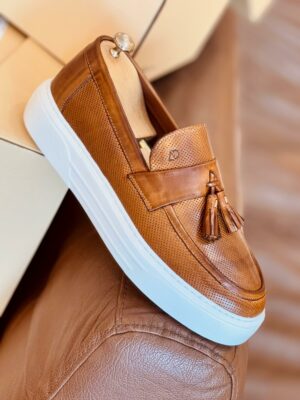MOCASSIN en cuir – CVR07 CAMEL