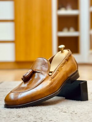 Chaussures en cuir – DB29 CAMEL