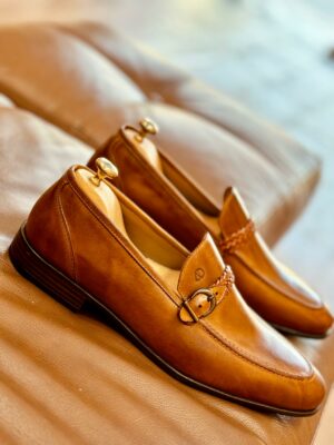 Chaussures en cuir  - CLA75 CAMEL