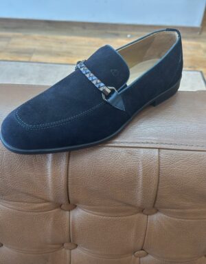 CHAUSSURE HOMME -8711 DAIM BLEU