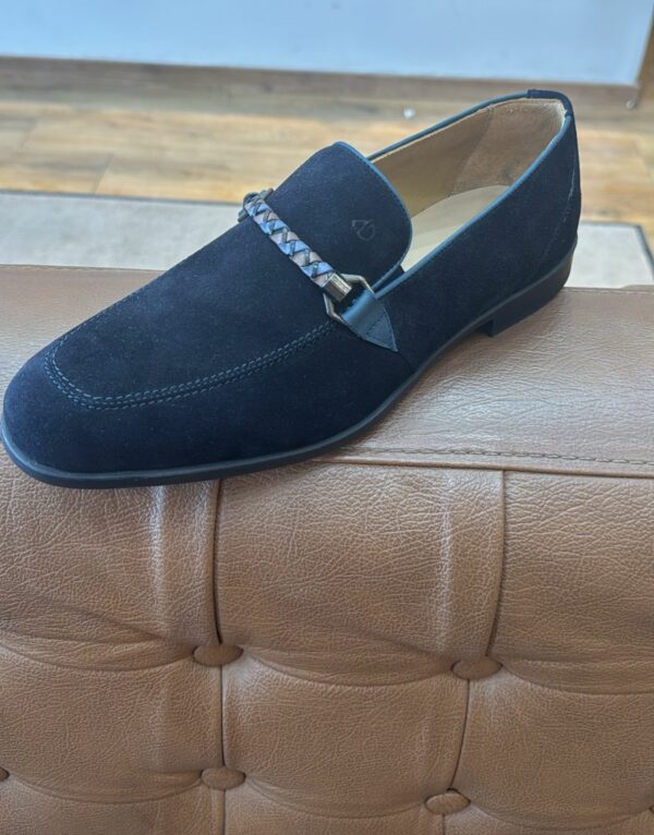 CHAUSSURE HOMME -8711 DAIM BLEU