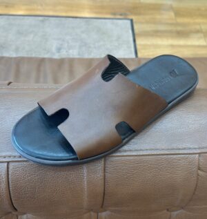 CLAQUETTE HOMME - MARRON