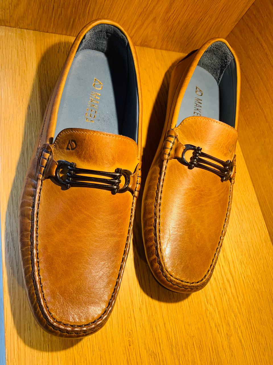 TD111 CAMEL MOCASSIN HOMME -TD111 CAMEL