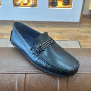 Mocassins en cuir Tino - TD111 NOIR