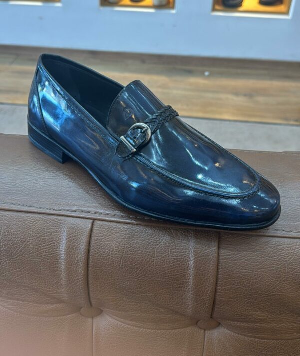CHAUSSURE HOMME - CLA75 BLEU BROSEE