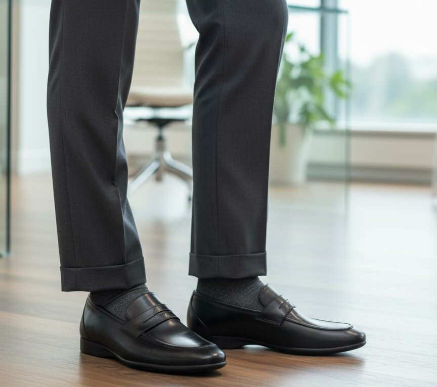 7407 NOIR CHAUSSURE HOMME CUIR - 7407 NOIR