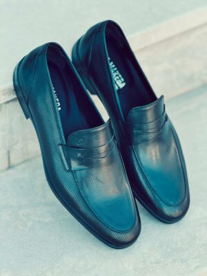 CHAUSSURE HOMME CUIR -8740 NOIR