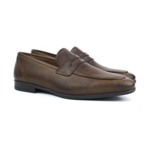 Chaussures homme en cuir - 8740 MARRON234