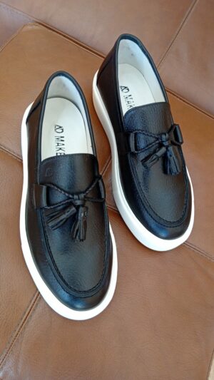 CHAUSSURE HOMME CUIR -8970 NOIR FALL