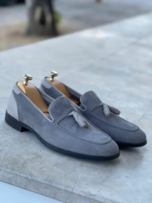 CHAUSSURE HOMME - 8720 NUBUCK GRIS