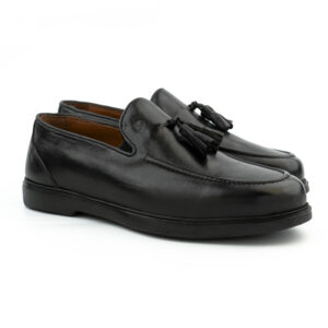 CHAUSSURE HOMME EN CUIR - F06 NOIR
