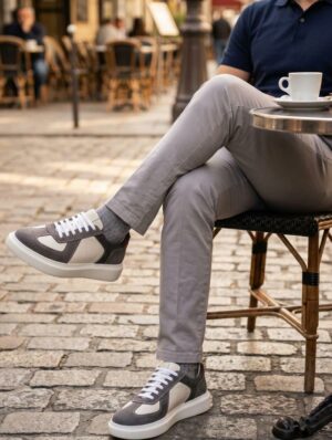 BASKETS HOMME -MAC03 NB GRIS